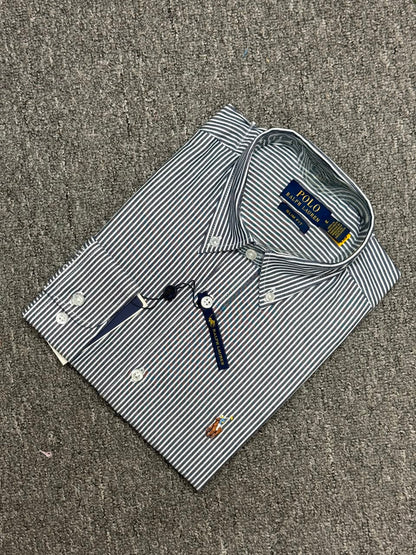RL Navy Pin Stripe 4 Shirt