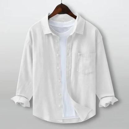 Premium Linen Shirts Combo Pack Set of 4 Lightweight Breathable