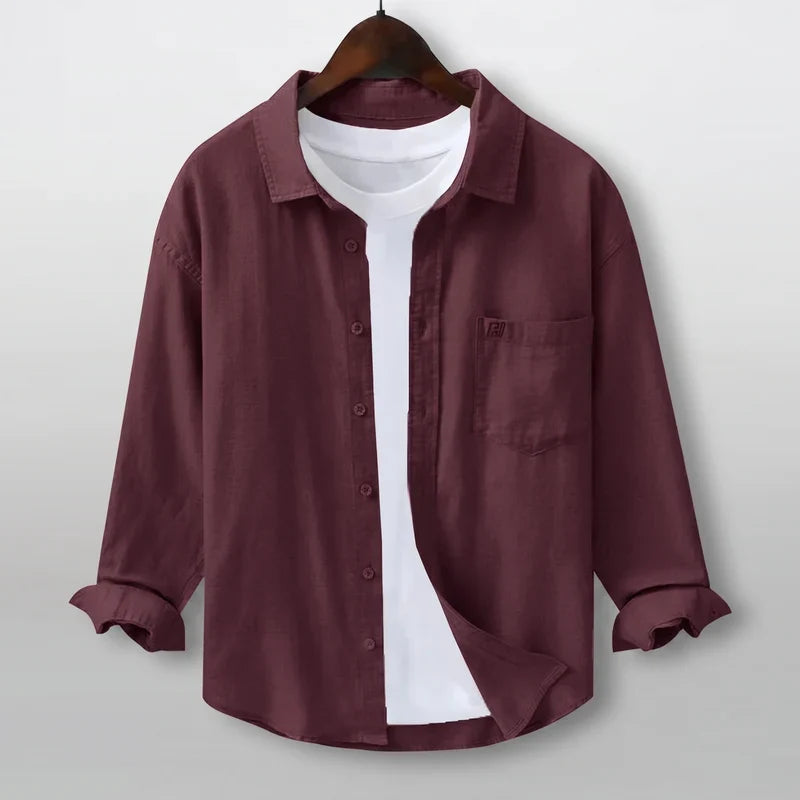 Premium Linen Shirts Combo Pack Set of 4 Lightweight Breathable